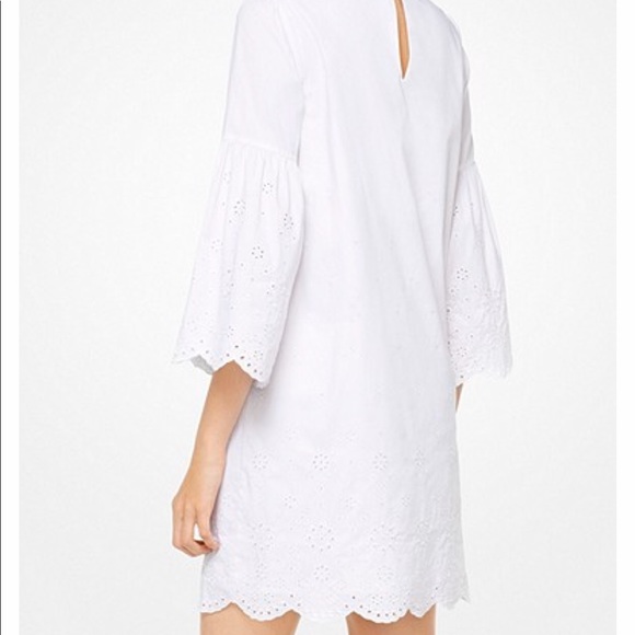 Michael kors Eyelet Cotton-Poplin Dress - Picture 4 of 5